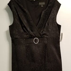 Connected Apparel Black dress size 16. Never worn